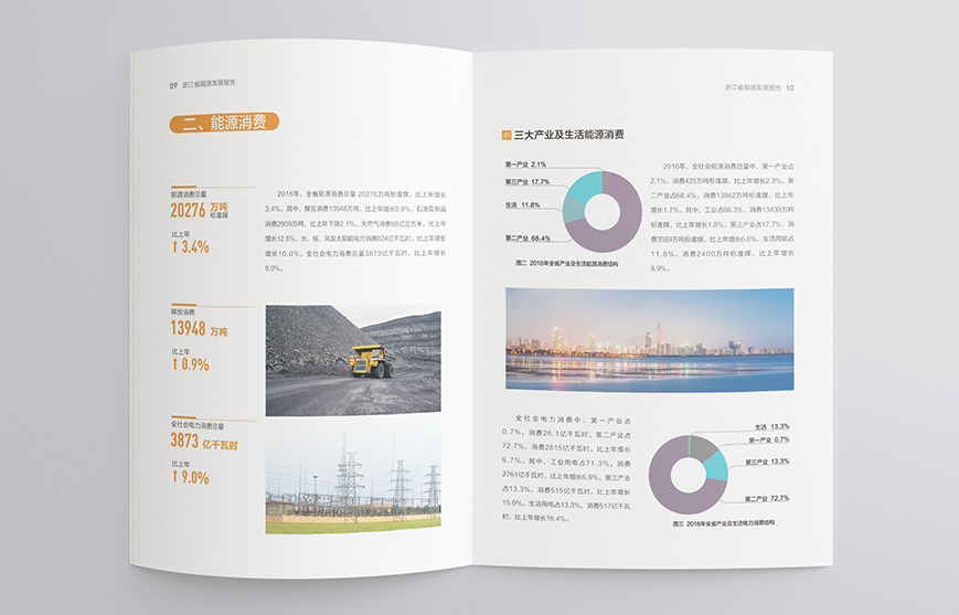 浙江能源局畫冊設計